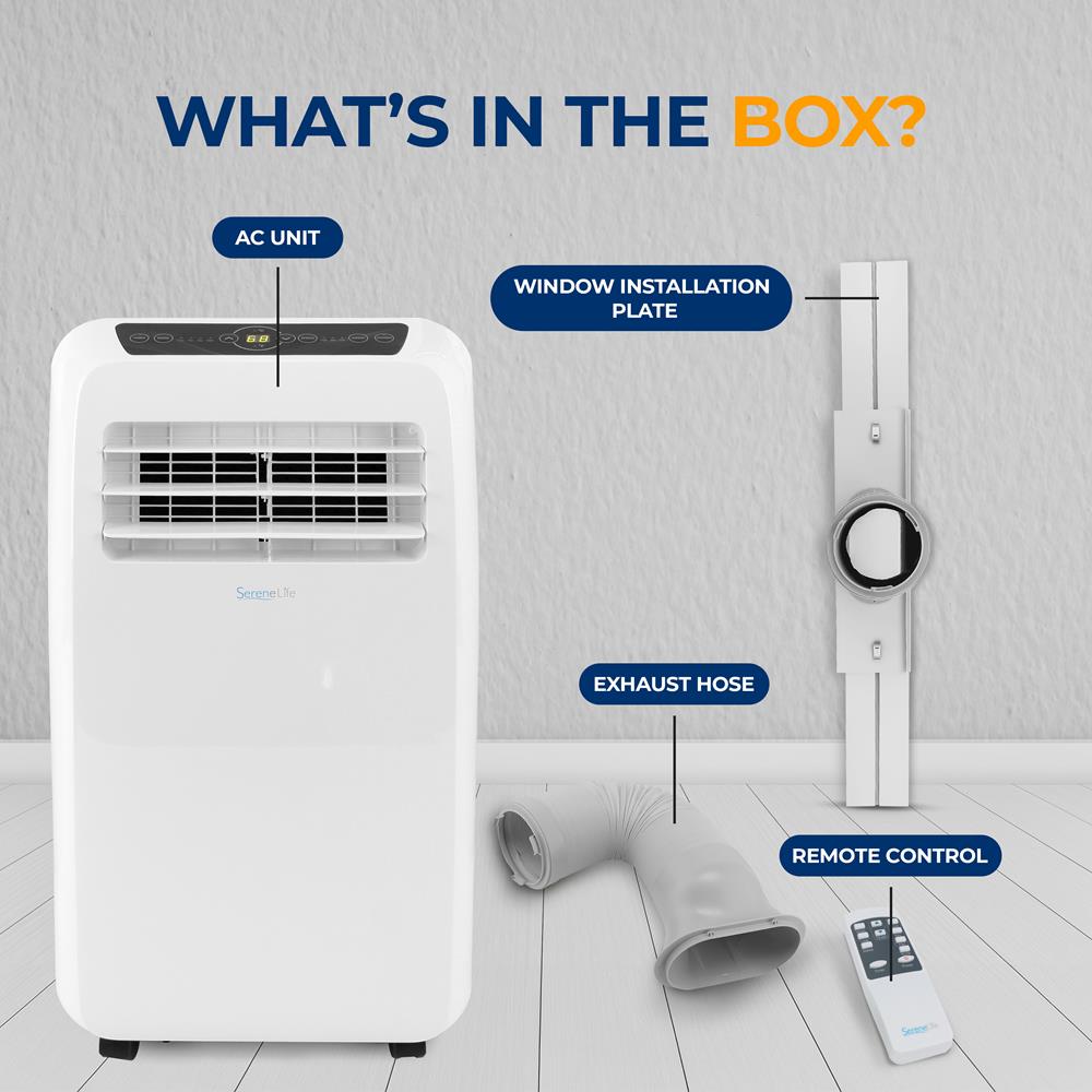 Portable Air Conditioner 10,000 BTU Efficient Cooling Dehumidifier