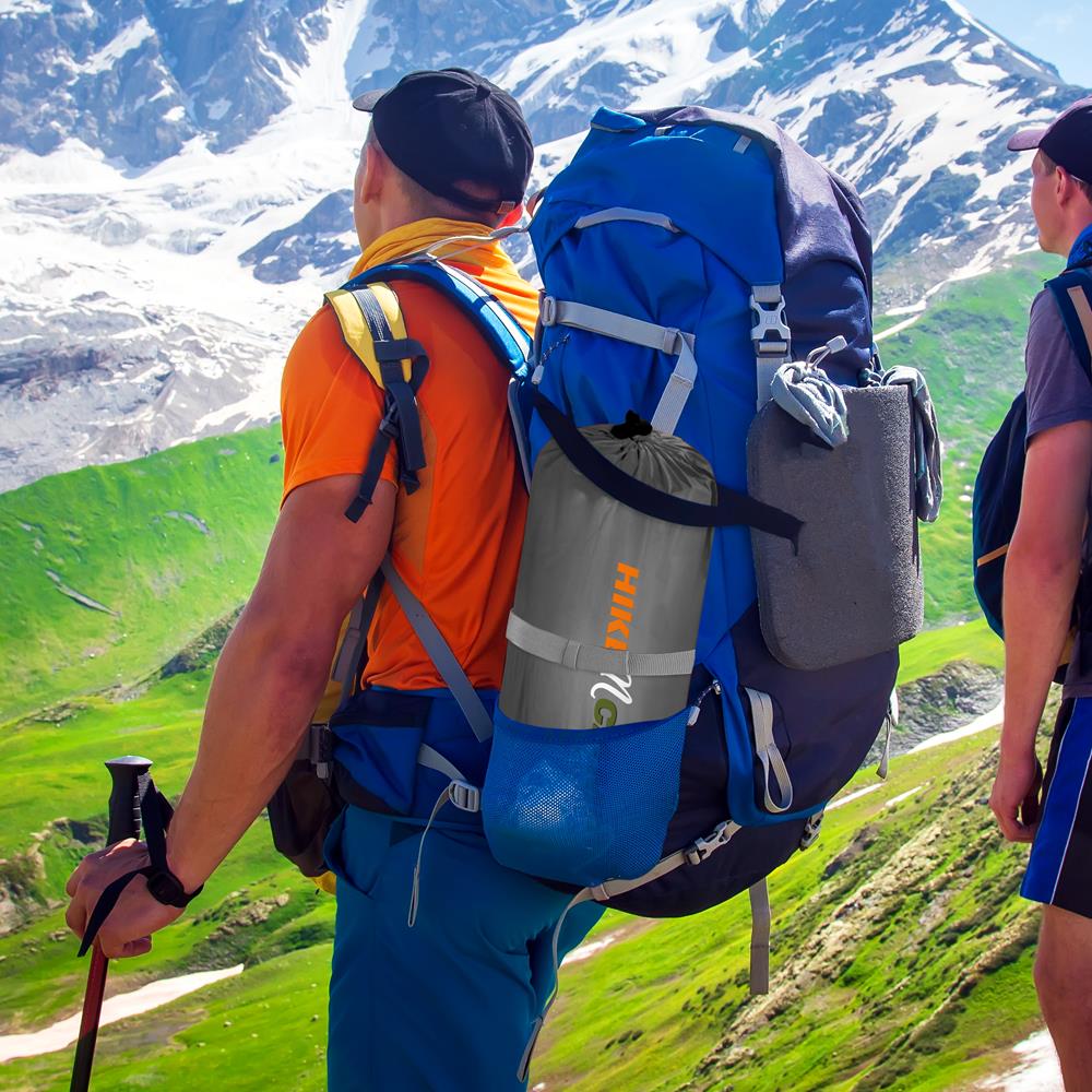 Sleeping Pad for Camping - Quick-Inflate, Tear-Resistant, Blue