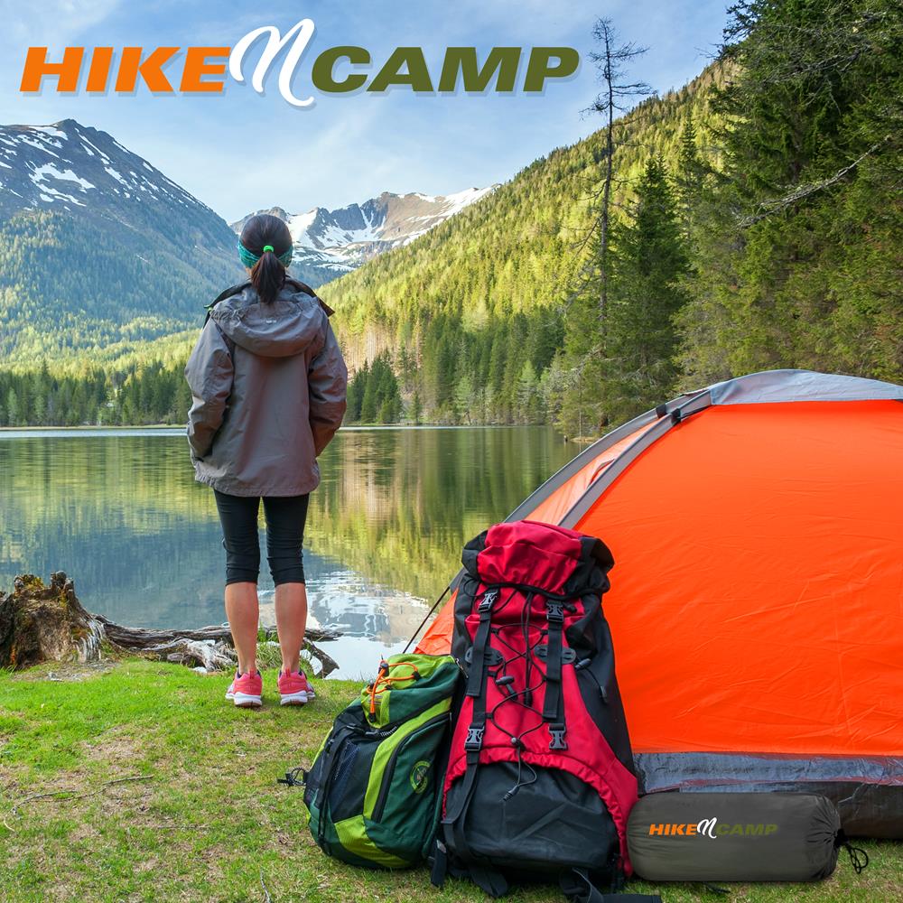 Sleeping Pad for Camping - Quick-Inflate, Tear-Resistant, Blue