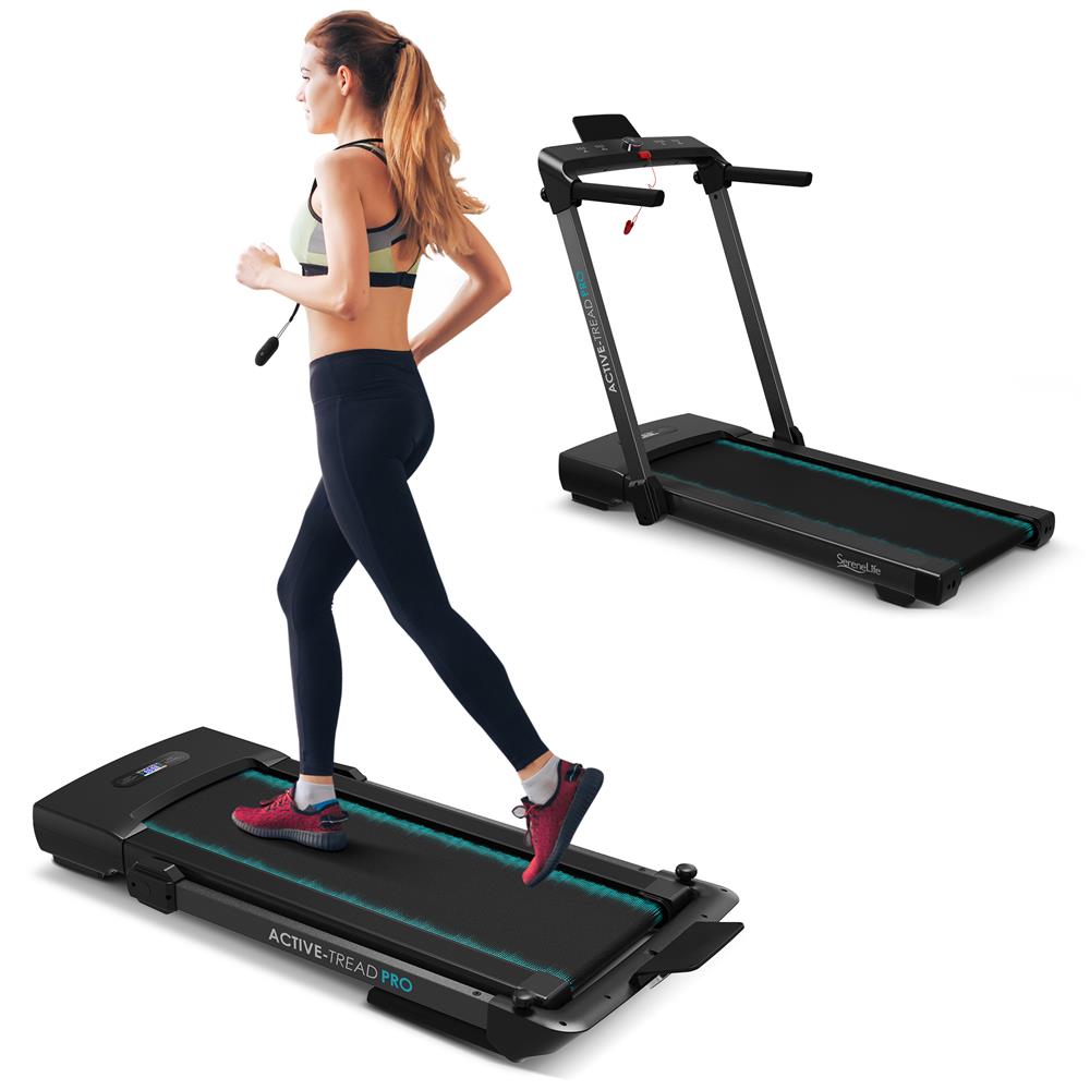Walking Pad Treadmill, Space-Saving, 2.5HP, LED Display, 265lbs Capacity