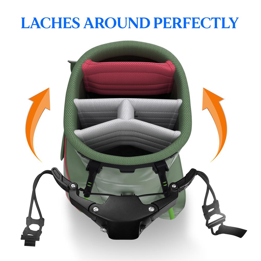 3-Wheel Golf Push Cart, Easy Fold, Aluminum Frame, Smooth Roll