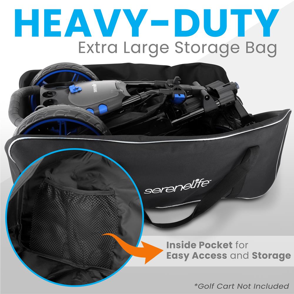 Portable Golf Duffel Bag - Water-Resistant Nylon, Extra Large Storage