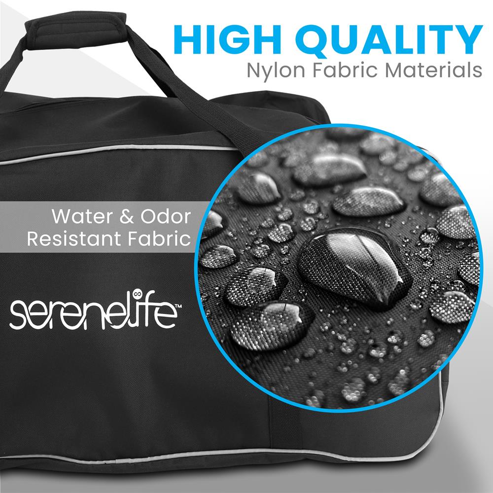 Portable Golf Duffel Bag - Water-Resistant Nylon, Extra Large Storage