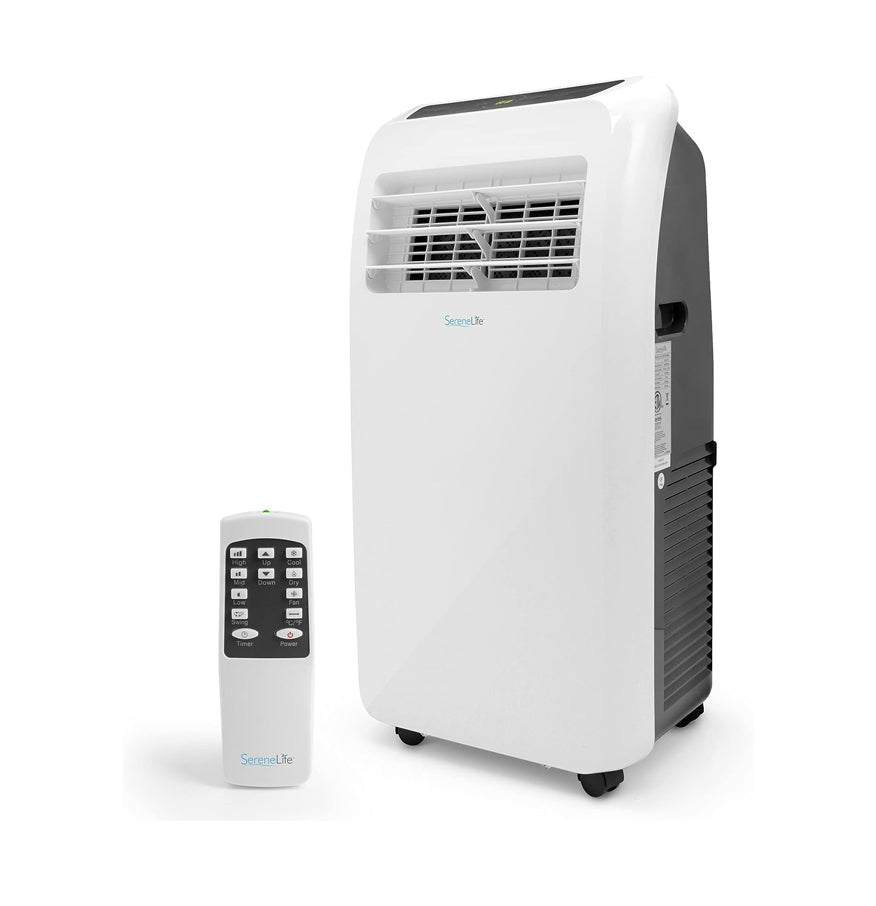 Portable Air Conditioner - Compact Home Ac Cooling Unit With Built-In Dehumidifier & Fan Modes, Includes Window Mount Kit (12,000 Btu)