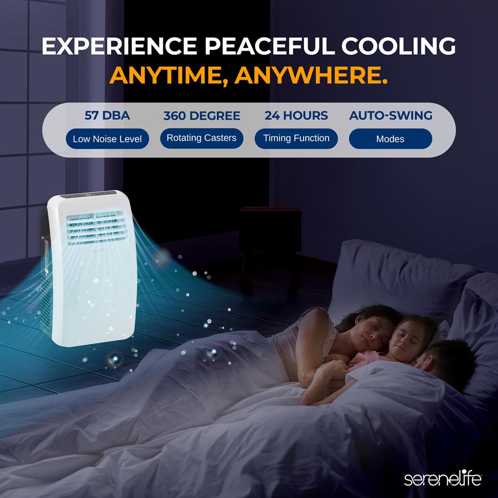 Portable Air Conditioner 8,000 BTU Efficient Cooling Remote Control