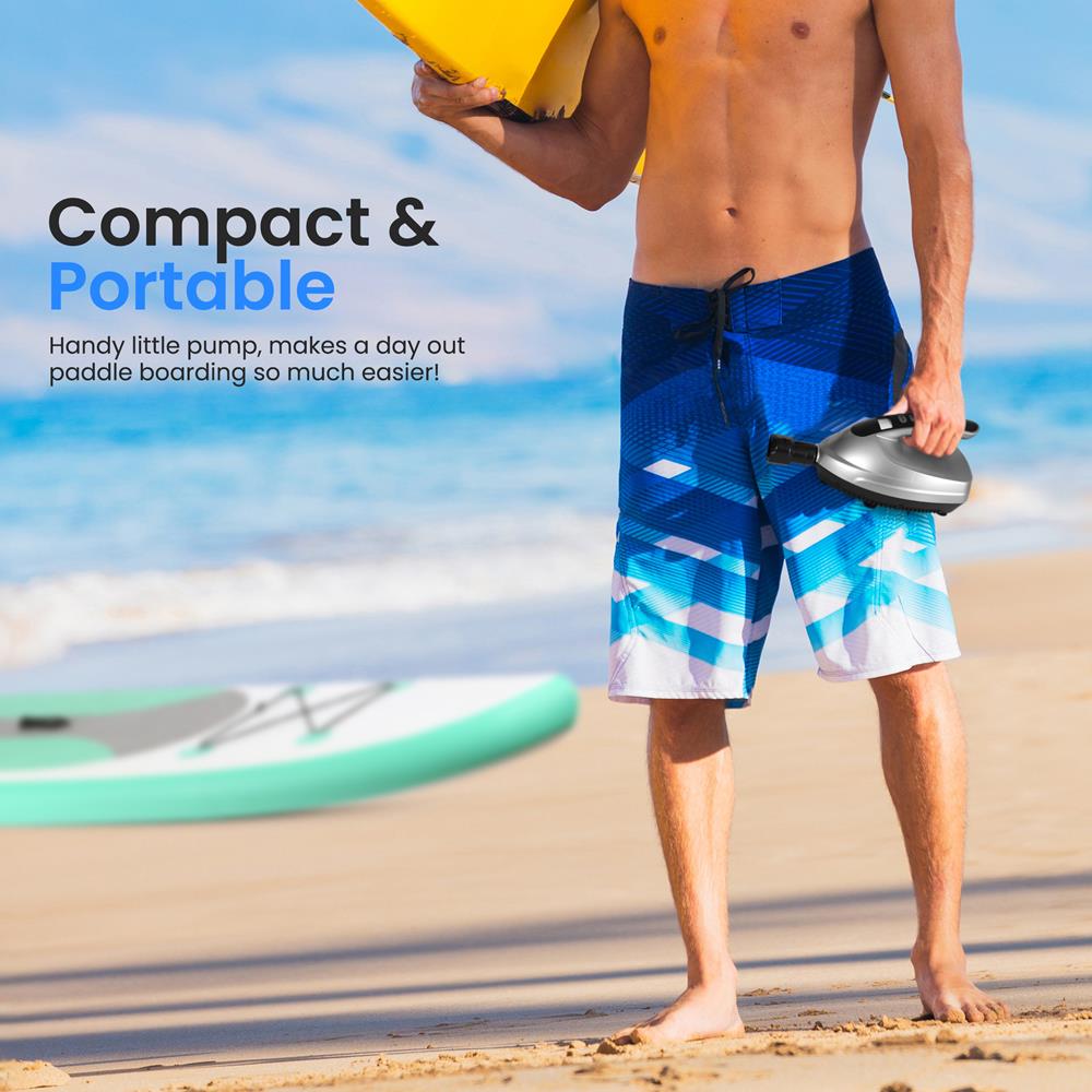 Inflatable Paddle Board Pump 20PSI High Pressure 12V DC Electric Air Pump