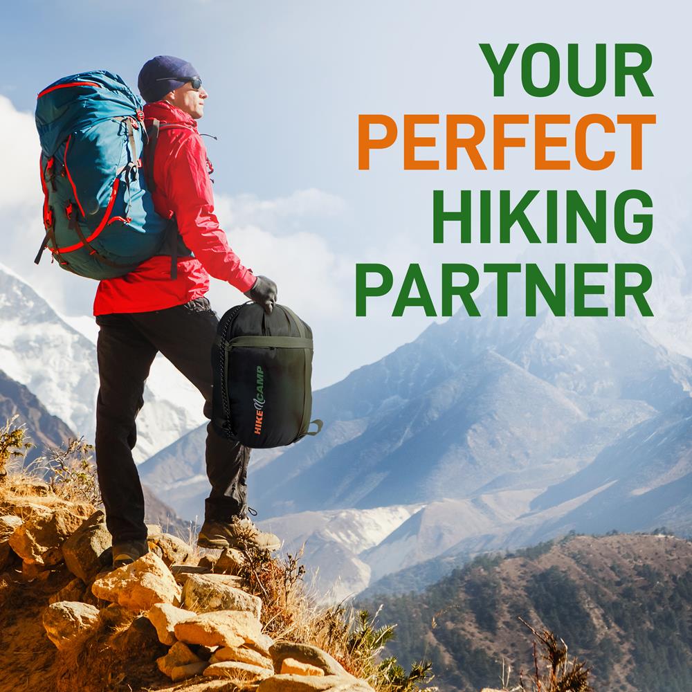 Mummy Sleeping Bag, Weatherproof, 210T Polyester, Camouflage