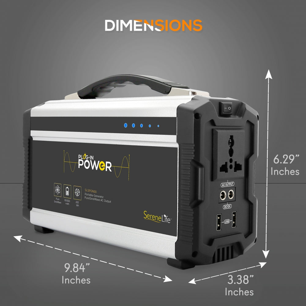Portable Power Generator 60,000mAh Lithium Battery Dual USB Ports