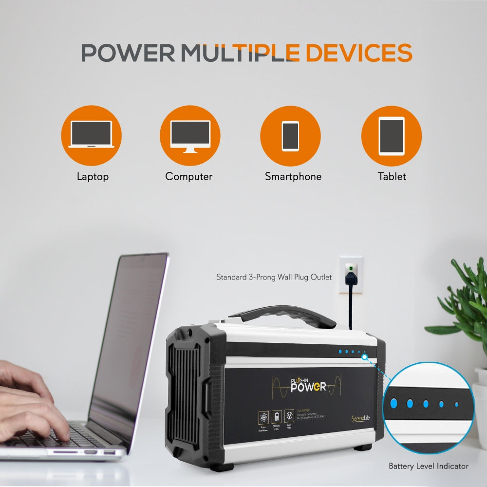 Portable Power Generator 60,000mAh Lithium Battery Dual USB Ports
