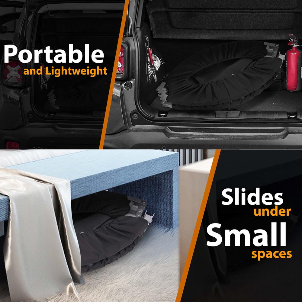 40" Foldable Mini Trampoline, Low-Impact Workout, Adjustable Handrail