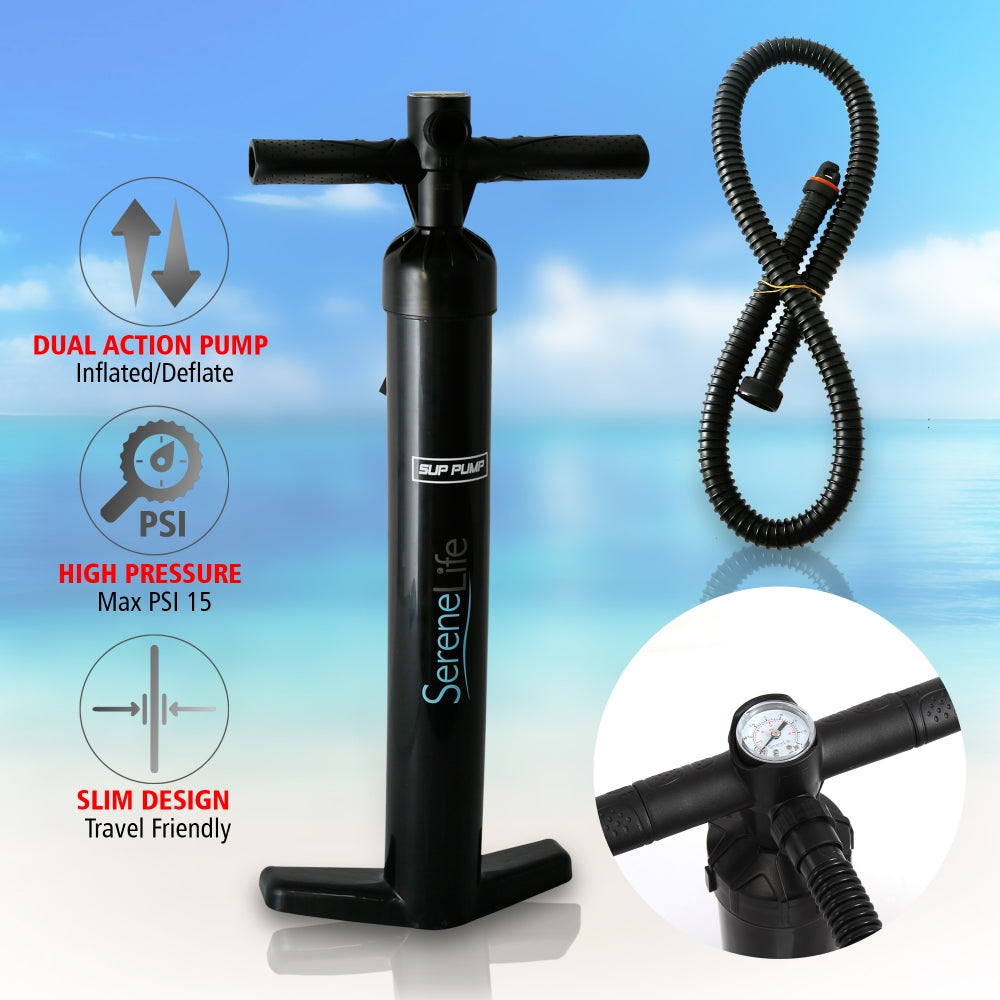 Inflatable Paddle Board - Stable Non-Slip Deck, PVC, 10' Blue