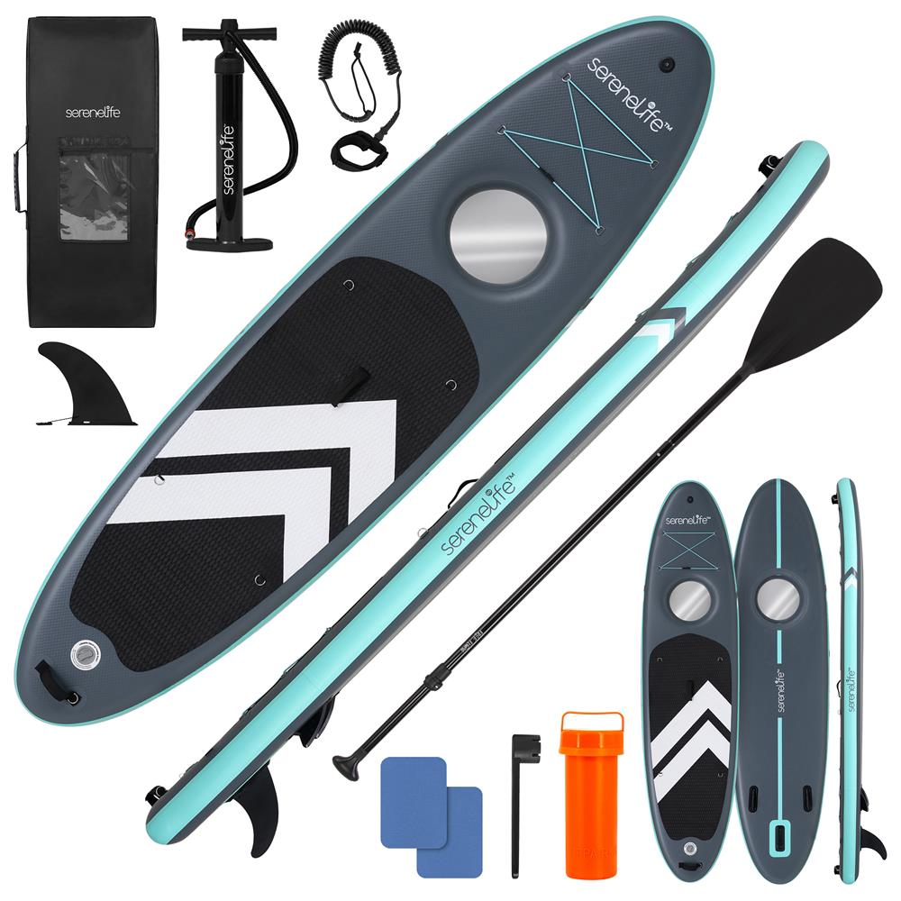 Inflatable Stand-Up Paddle-Board with Window