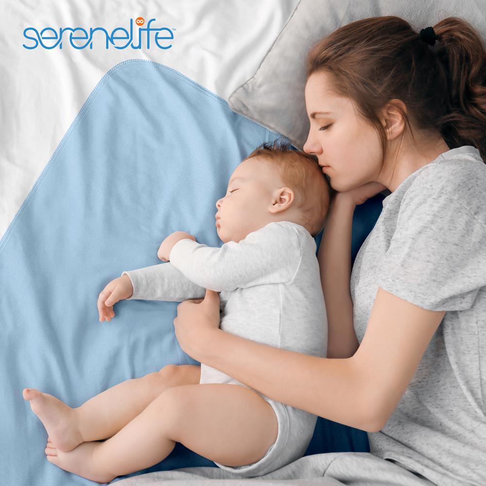 Reusable Underpads 4-Pack Super Absorbent Leak-Resistant Blue 34x36"