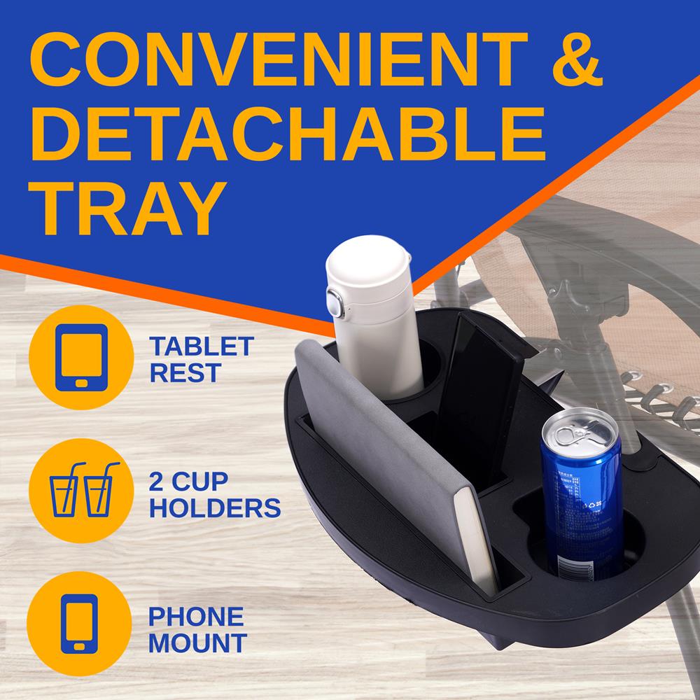 Zero Gravity Chairs Set of 2, Ultimate Comfort, Steel Mesh, Cream