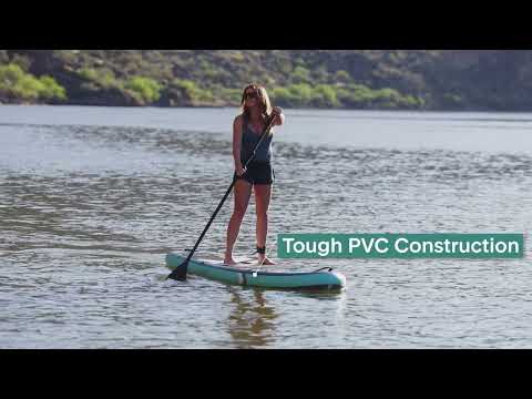 Inflatable Paddleboard, Stable Design, Non-Slip Deck, Blue